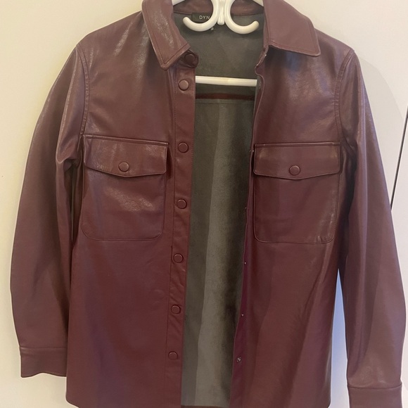 New vegan leather shacket - Picture 2 of 3